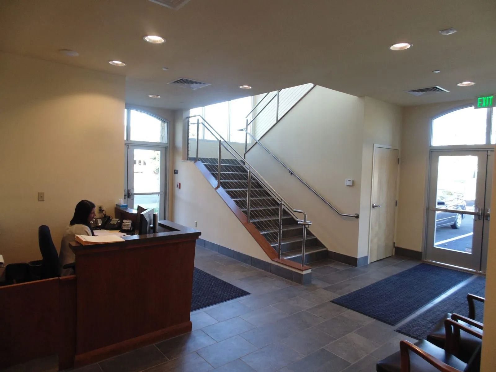 Lobby, reception and stair