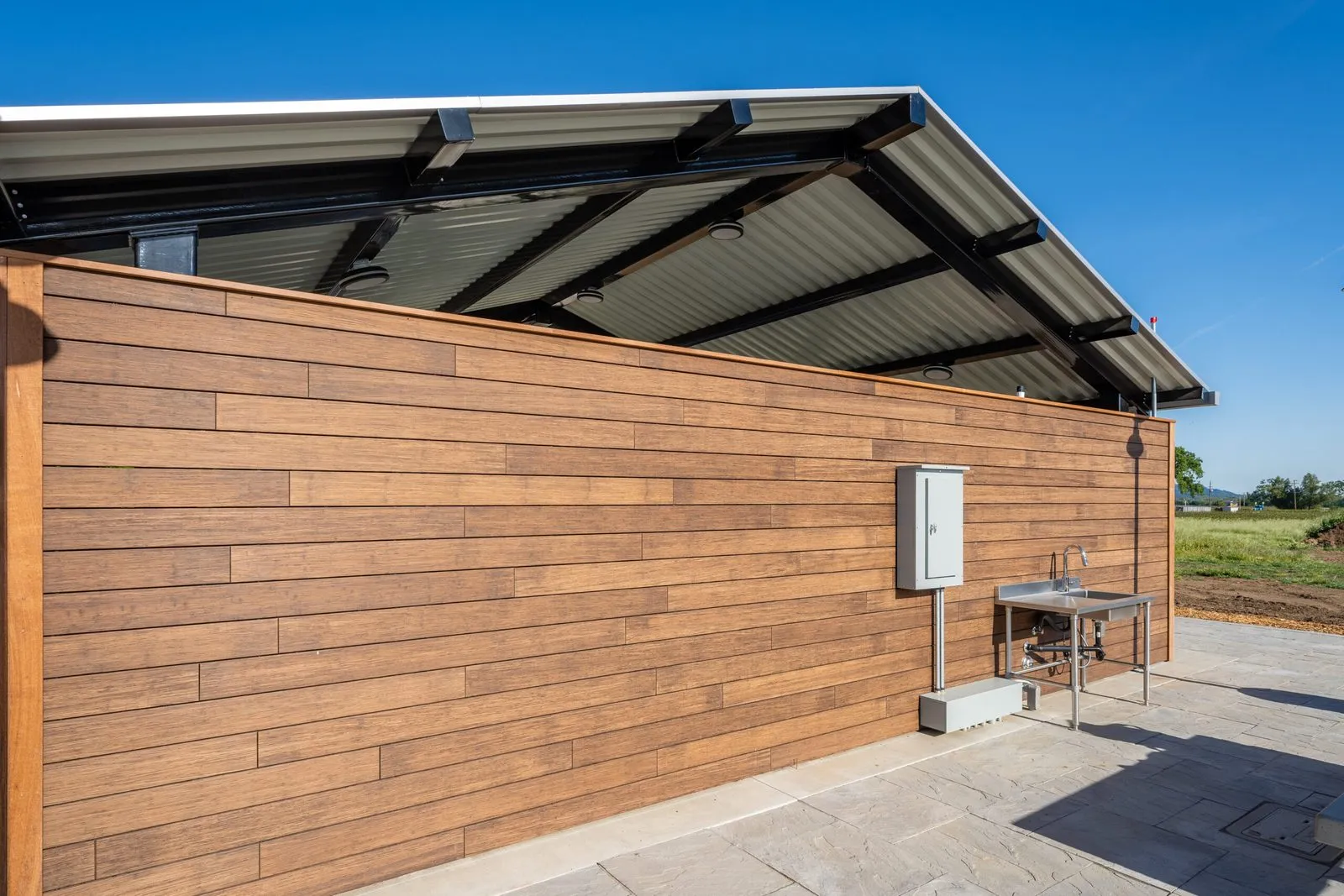 Shade structure exterior