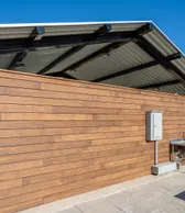 Shade structure exterior